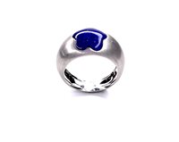 Anello Stocco Gioielli Donna in Oro bianco Lapislazzulo FLW - FLW